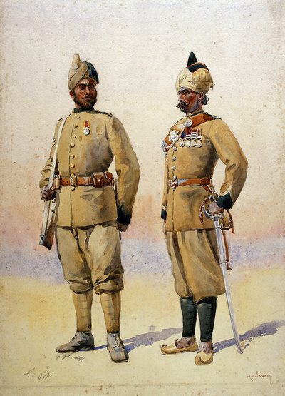 Soldaten der Frontier Force, Illustration aus 